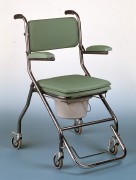 chaise toilette pliante � roues
